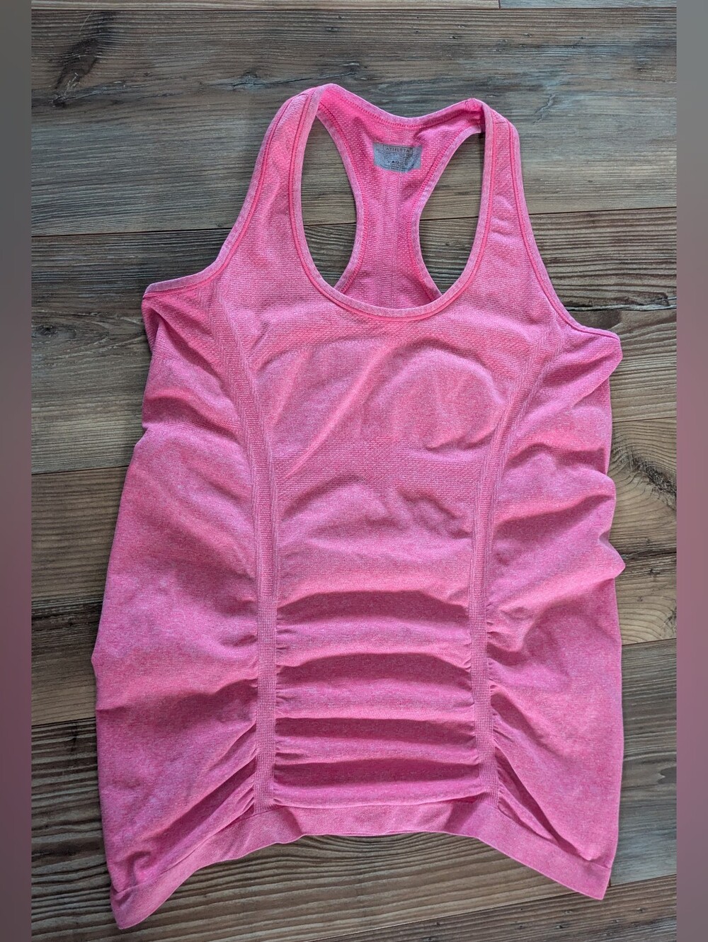 Athleta Pink Racerback Scoop Neck Stretch Yoga Activewear Tank Top 643266 MED